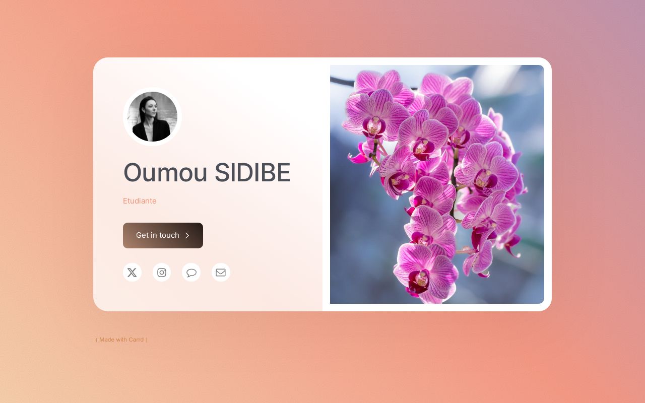 Carrd profile picture for @oumou